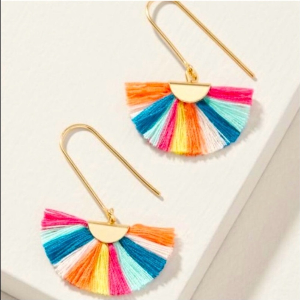 Stella & Dot Coco Fringe Earrings
